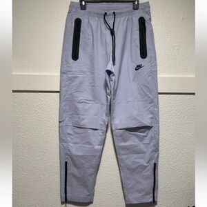 Men's Nike Tech Jogger Woven Pants Ghost/Black Sweatpants HM8241-057 Size M New